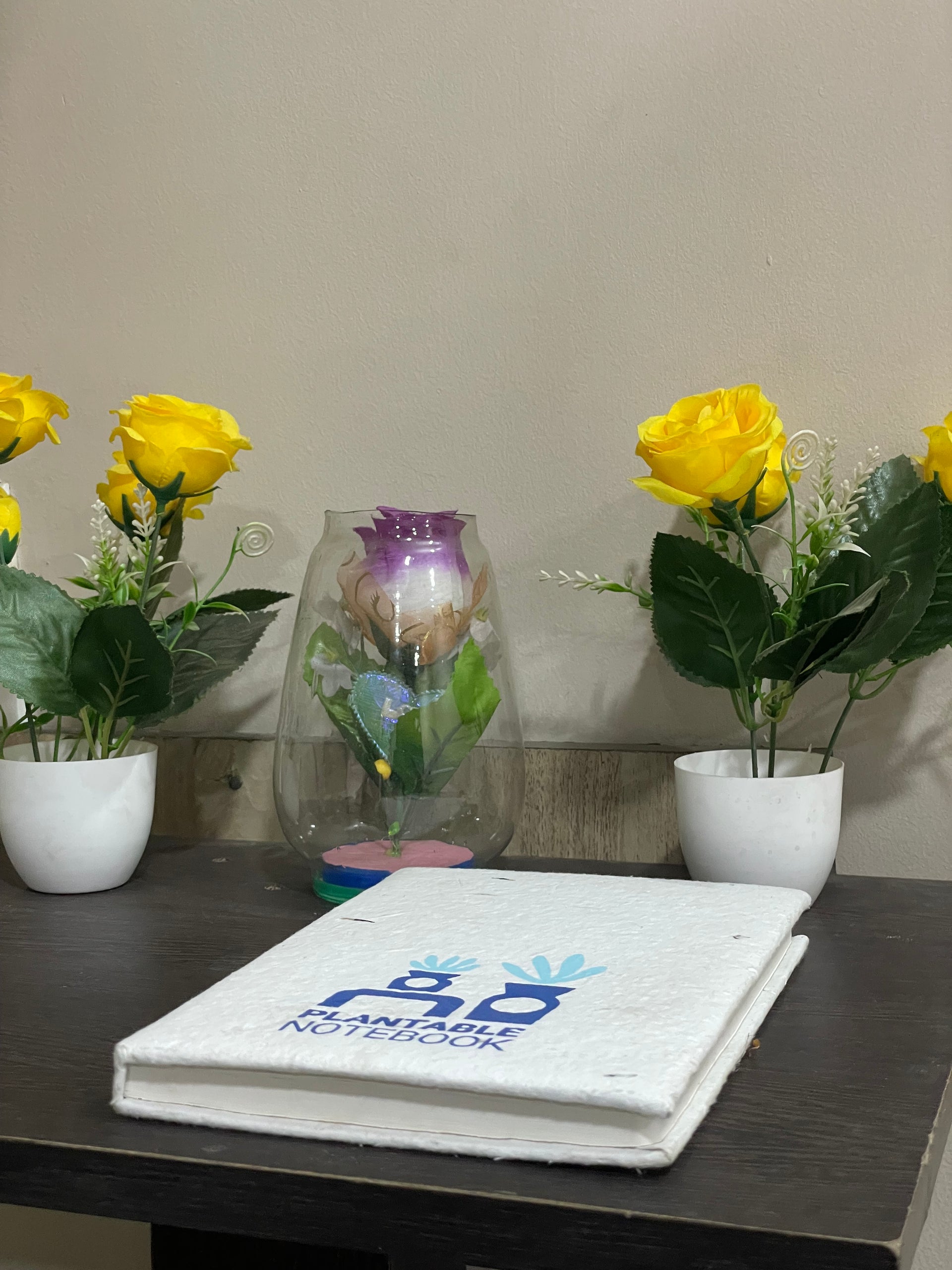 Plantable hardbound diary