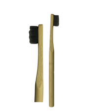 Akoya green Organic premium Toothbrush charcoal infused floss-tip bristles