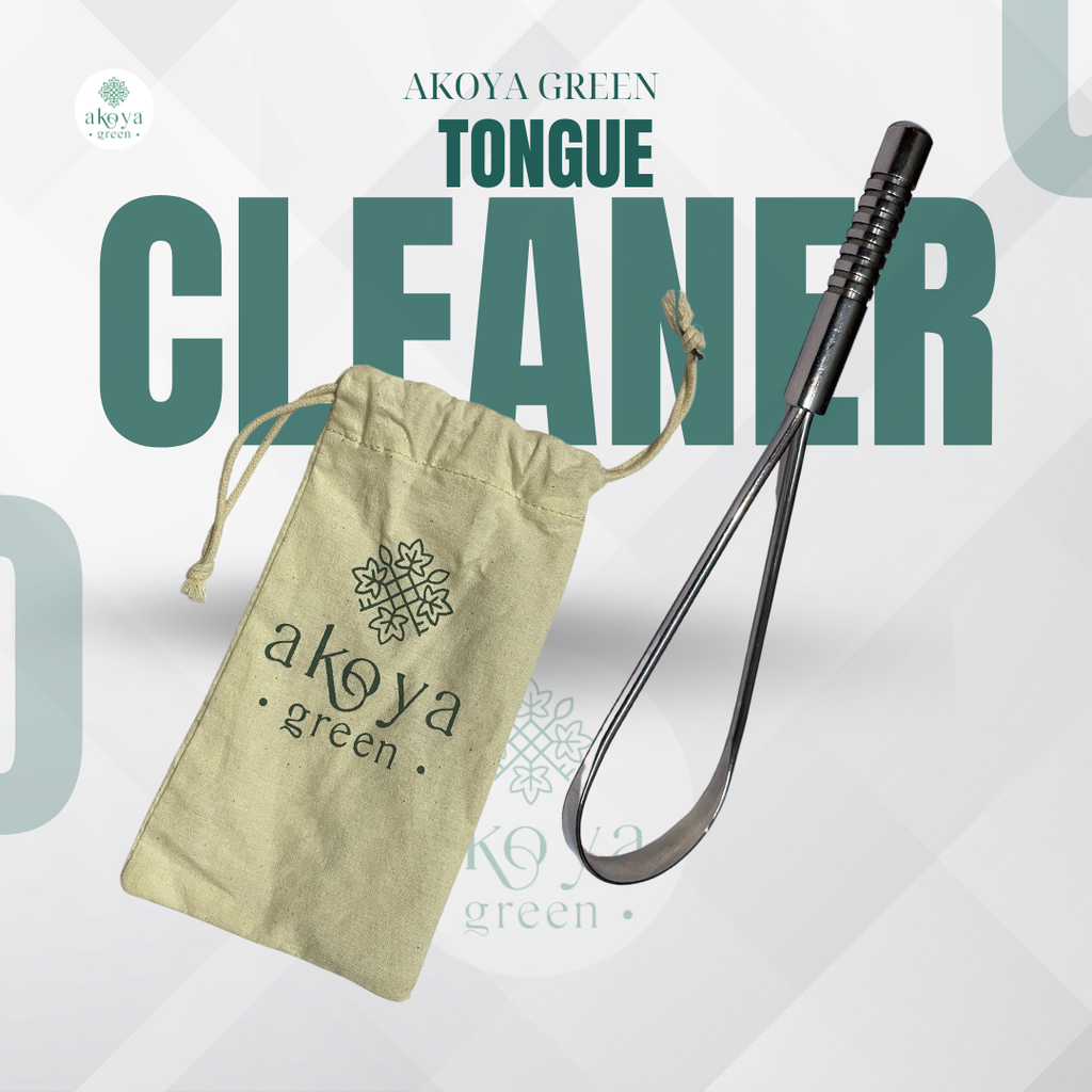 Akoya green premium Tongue Scraper