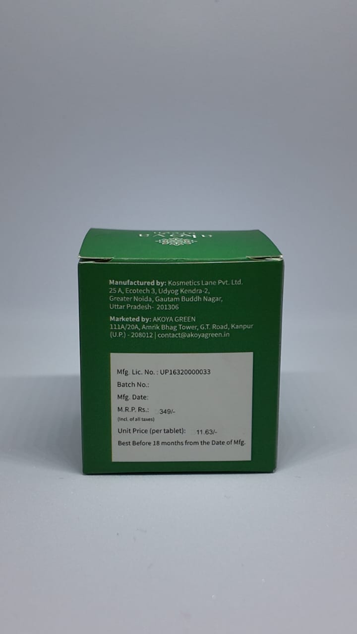 Akoya Green Premium Tooth Pastelets (30 Tablets)