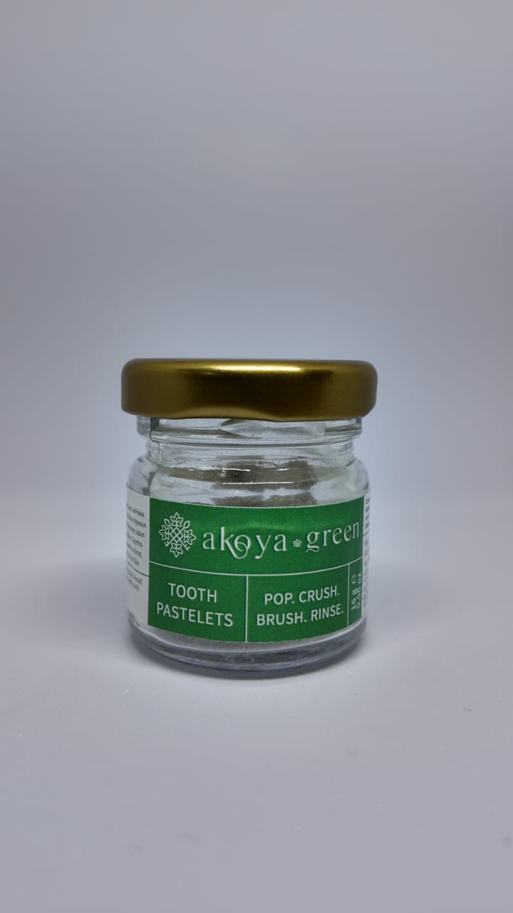 Akoya Green Premium Tooth Pastelets (30 Tablets)